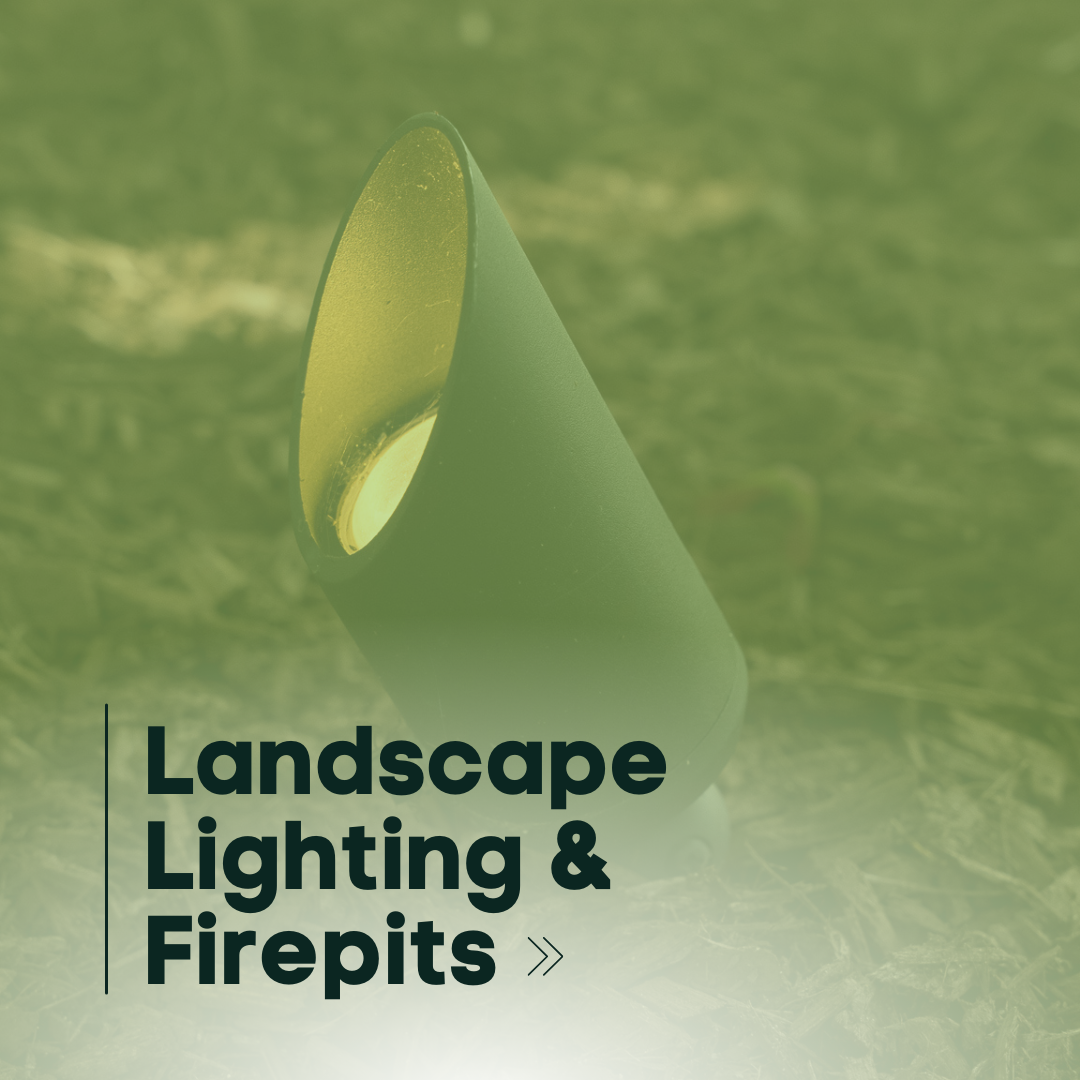 Landscape lighting and firepits blog image.